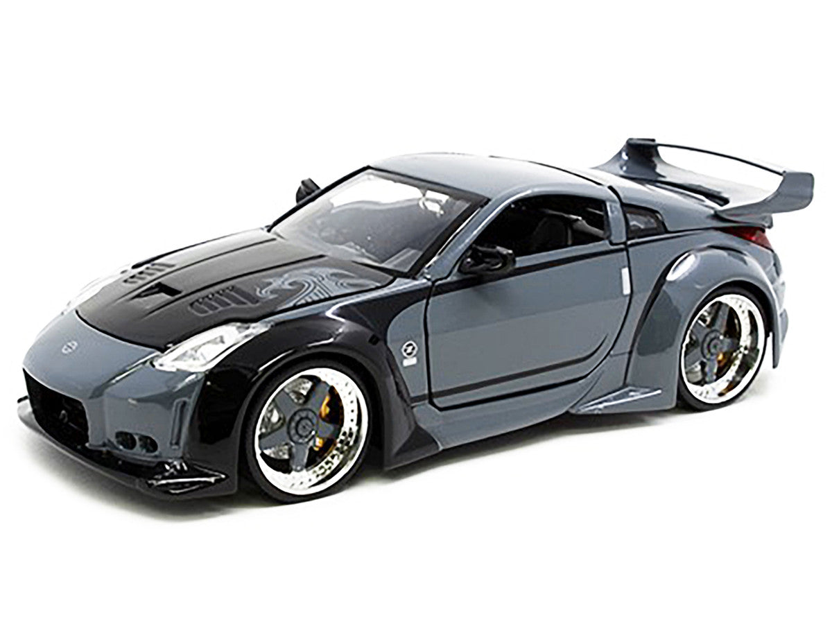 D.K.'s Nissan 350Z Gray and Black with Graphics "Fast & Furious 25th Anniversary" Series 1/24 Diecast Model Car by Jada <h2>D.K.'s Jada</h2> <p>High-quality perfect for collectors enthusiasts. Feature