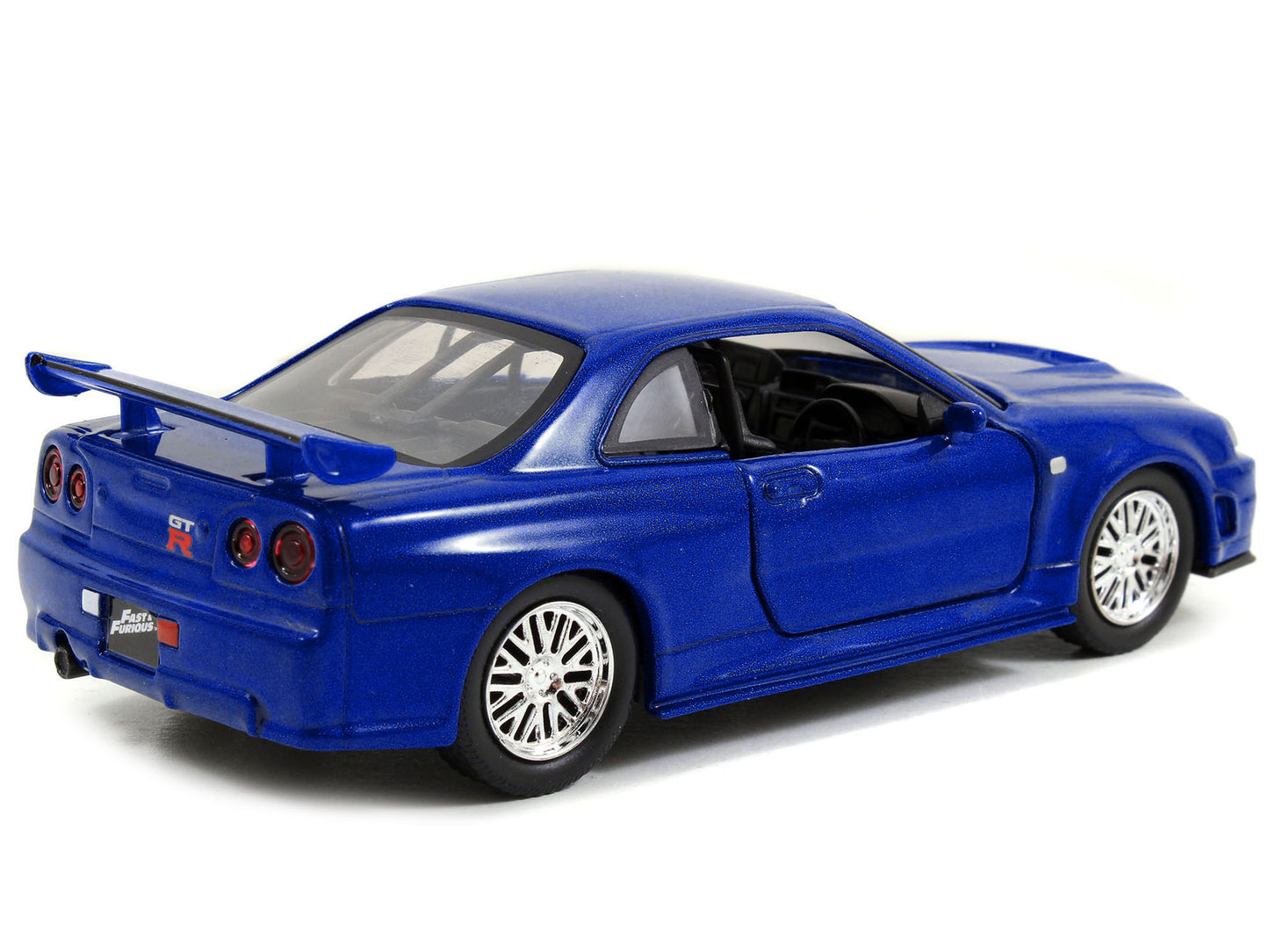 Brian's Nissan Skyline GT-R R34 Blue "Fast & Furious" Movie 1/32 Diecast Car Model by Jada <h2>Brian's Jada</h2> <p>High-quality perfect for collectors and enthusiasts. Features detailed interior exte