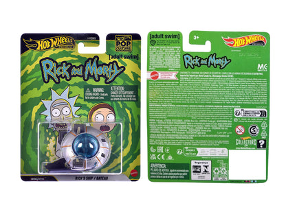 Hot Wheels Rick's Ship Silver "Rick and Morty" (2013-Current) TV Series "Pop Culture" Diecast Model Car by <h2>Rick's Wheels</h2> <p>High-quality perfect for collectors enthusiasts. Features detailed