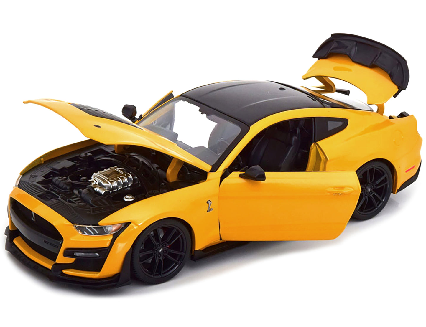Maisto 2020 Ford Mustang Shelby GT500 Yellow with Black Top "Special Edition" 1/18 Diecast Model Car by <h2>2020 Maisto</h2> <p>High-quality perfect for collectors and enthusiasts. Features detailed i