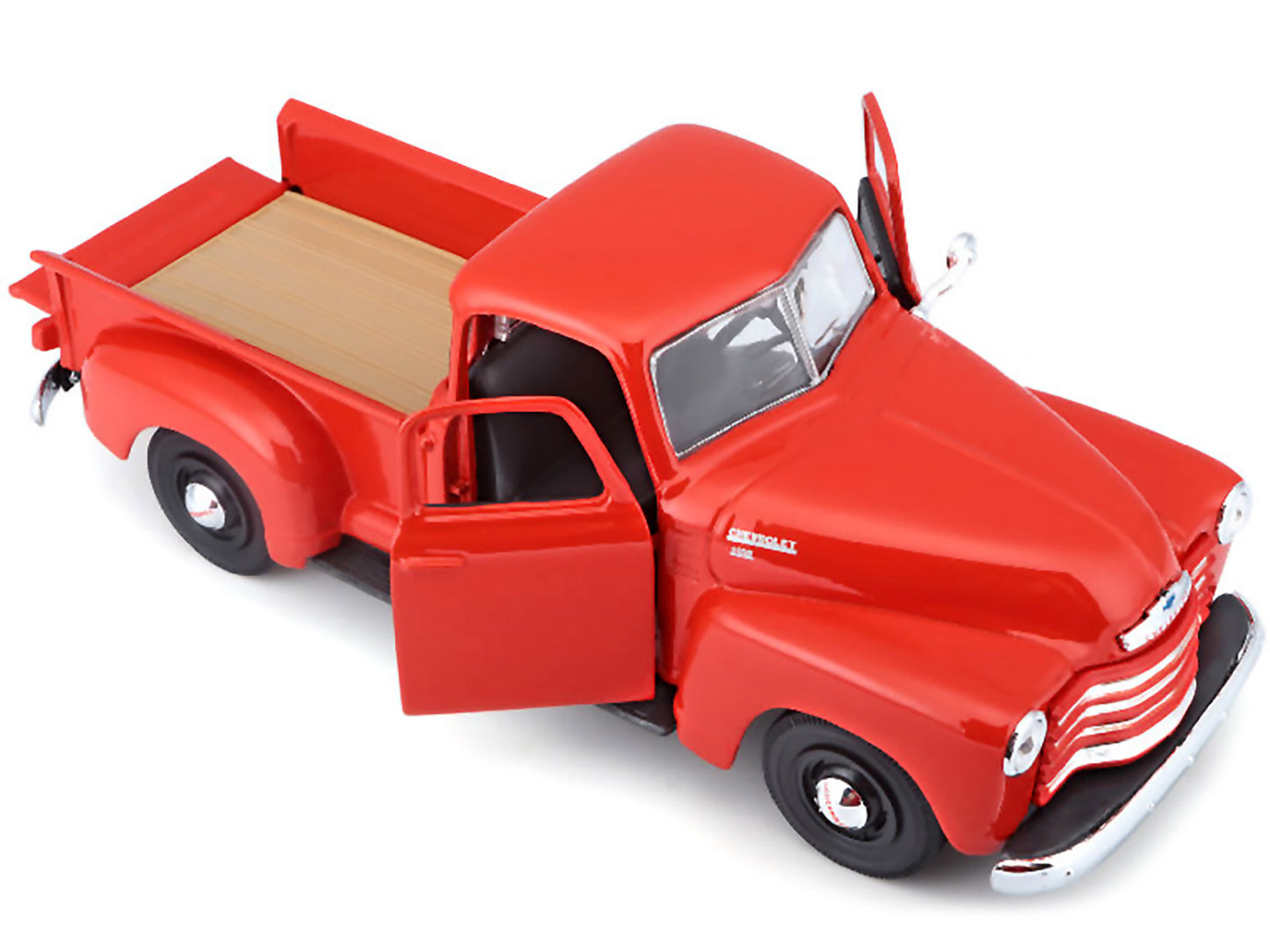 1950 Chevrolet 3100 Pickup Truck Omaha Orange 1/25 Diecast  Model Car by Maisto
