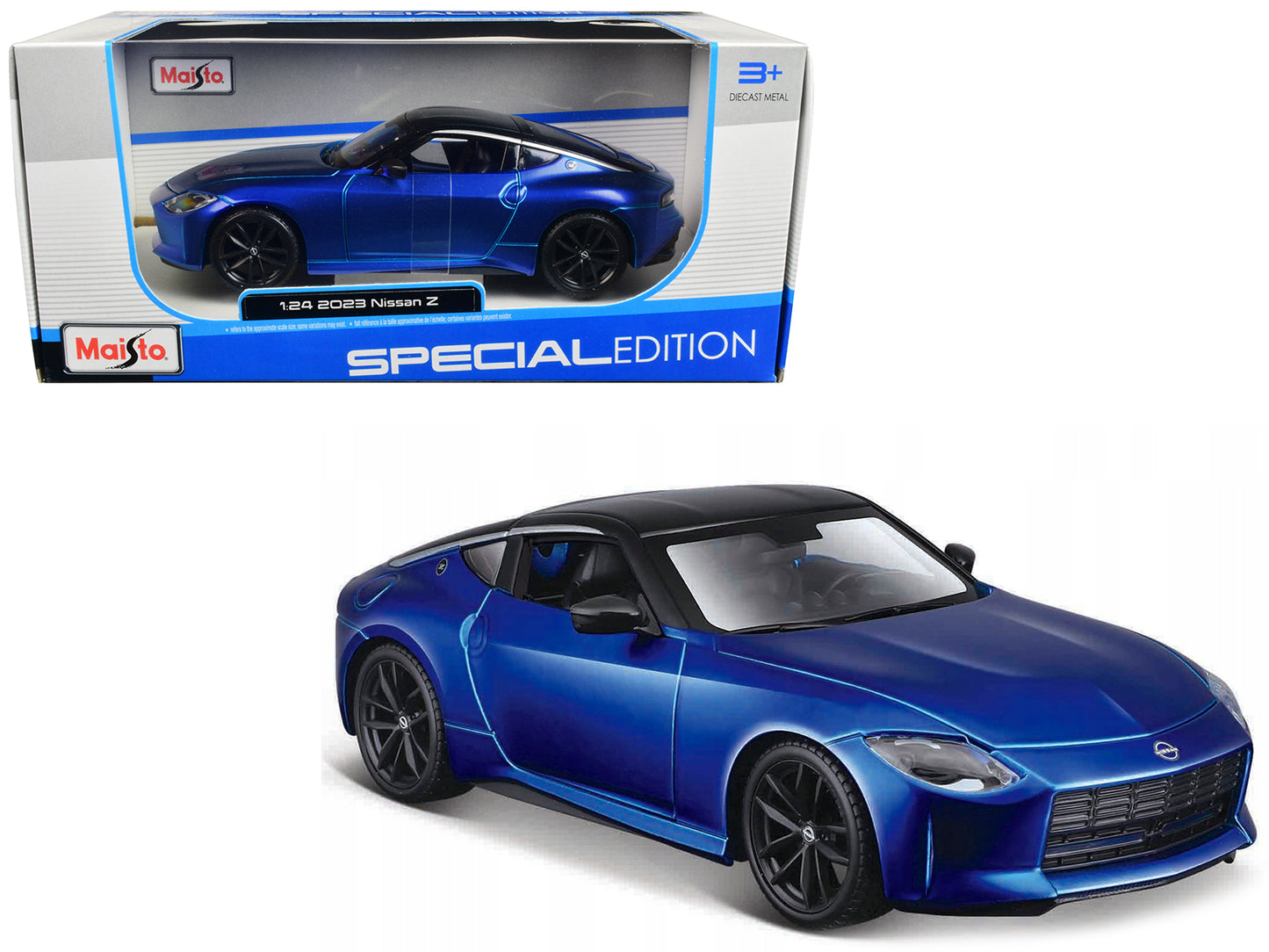 Maisto 2023 Nissan Z Blue Metallic with Black Top "Special Edition" Series 1/24 Diecast Model Car by <h2>2023 Maisto</h2> <p>High-quality perfect for collectors and enthusiasts. Features detailed inte