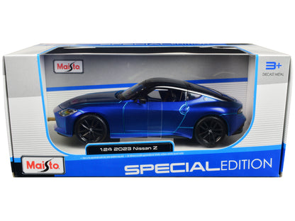 Maisto 2023 Nissan Z Blue Metallic with Black Top "Special Edition" Series 1/24 Diecast Model Car by <h2>2023 Maisto</h2> <p>High-quality perfect for collectors and enthusiasts. Features detailed inte