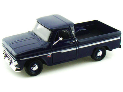 1966 Chevrolet C10 Fleetside Pickup Truck Dark Blue 1/24 Diecast Car Model by Motormax <h2>1966 Motormax</h2> <p>High-quality perfect for collectors and enthusiasts. Features detailed interior exterio
