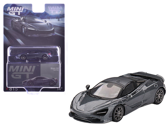 McLaren 750S Saros Gray Limited Edition 1/64 T&y Diecast Model Car by Mini GT
