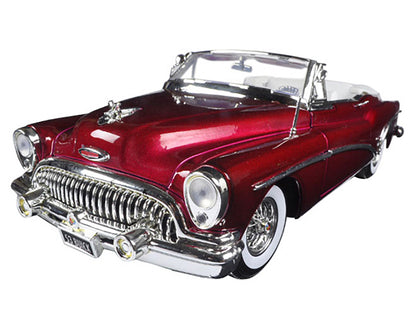 1953 Buick Skylark Burgundy 1/18 Diecast Model Car by Motormax <h2>1953 Motormax</h2> <p>High-quality perfect for collectors and enthusiasts. Features detailed interior exterior craftsmanship, realist