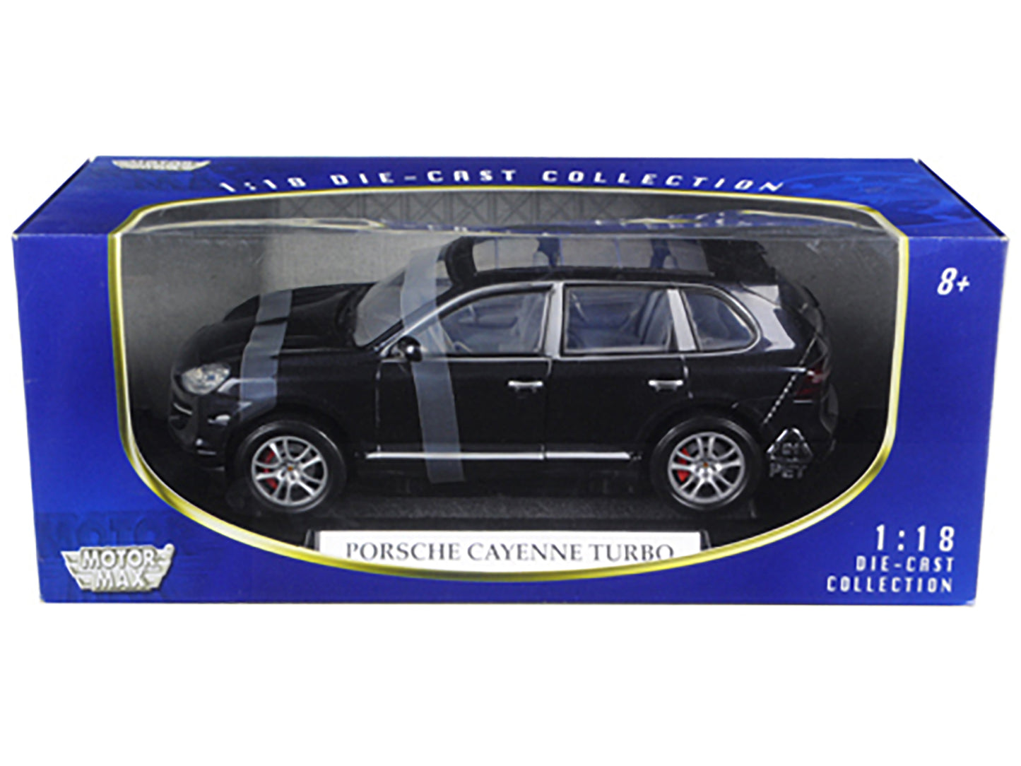 2008 Porsche Cayenne Turbo Metallic Black 1/18 Diecast Model Car by Motormax <h2>2008 Motormax</h2> <p>High-quality perfect for collectors and enthusiasts. Features detailed interior exterior craftsma