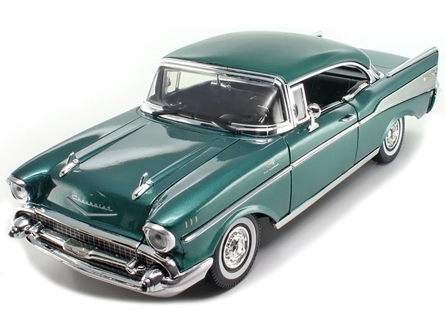 1957 Chevrolet Bel Air Hard Top Green 1/18 Diecast Model Car by Motormax <h2>1957 Motormax</h2> <p>High-quality perfect for collectors and enthusiasts. Features detailed interior exterior craftsmanshi