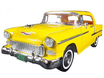 1955 Chevrolet Bel Air Convertible Soft Top Yellow "Timeless Classics" 1/18 Diecast Model Car by Motormax <h2>1955 Motormax</h2> <p>High-quality perfect for collectors and enthusiasts. Features detail