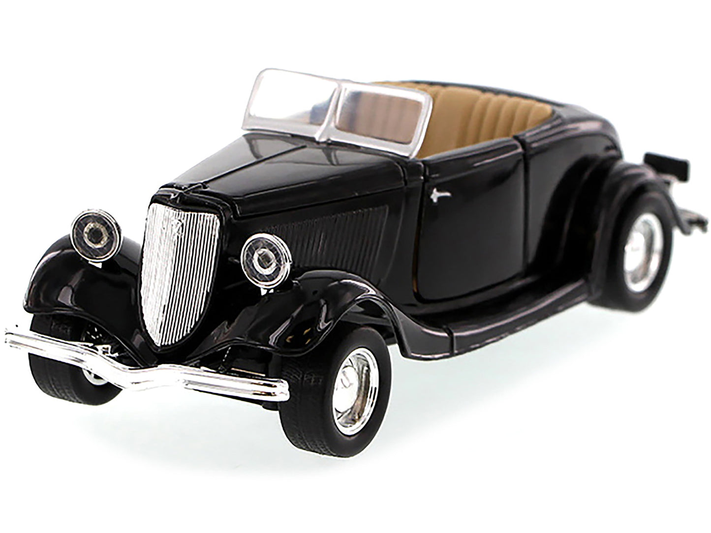 1934 Ford Coupe Convertible Black 1/24 Diecast Model Car by Motormax <h2>1934 Motormax</h2> <p>High-quality perfect for collectors and enthusiasts. Features detailed interior exterior craftsmanship, r