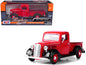 1937 Ford Pickup Truck Red and Black 1/24 Diecast Model Car by Motormax <h2>1937 Motormax</h2> <p>High-quality perfect for collectors enthusiasts. Features detailed interior exterior craftsmanship, re