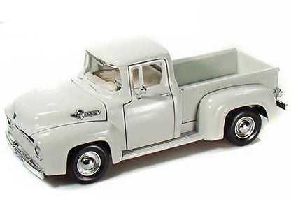 1956 Ford F-100 Pickup Truck White 1/24 Diecast Model Car by Motormax <h2>1956 Motormax</h2> <p>High-quality perfect for collectors and enthusiasts. Features detailed interior exterior craftsmanship,