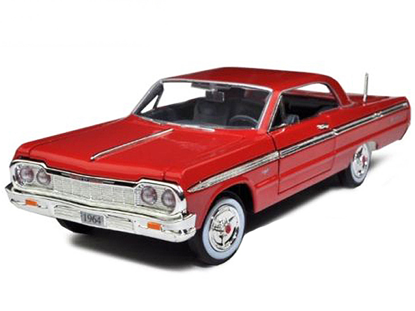 1964 Chevrolet Impala Red 1/24 Diecast Model Car by Motormax <h2>1964 Motormax</h2> <p>High-quality perfect for collectors and enthusiasts. Features detailed interior exterior craftsmanship, realistic
