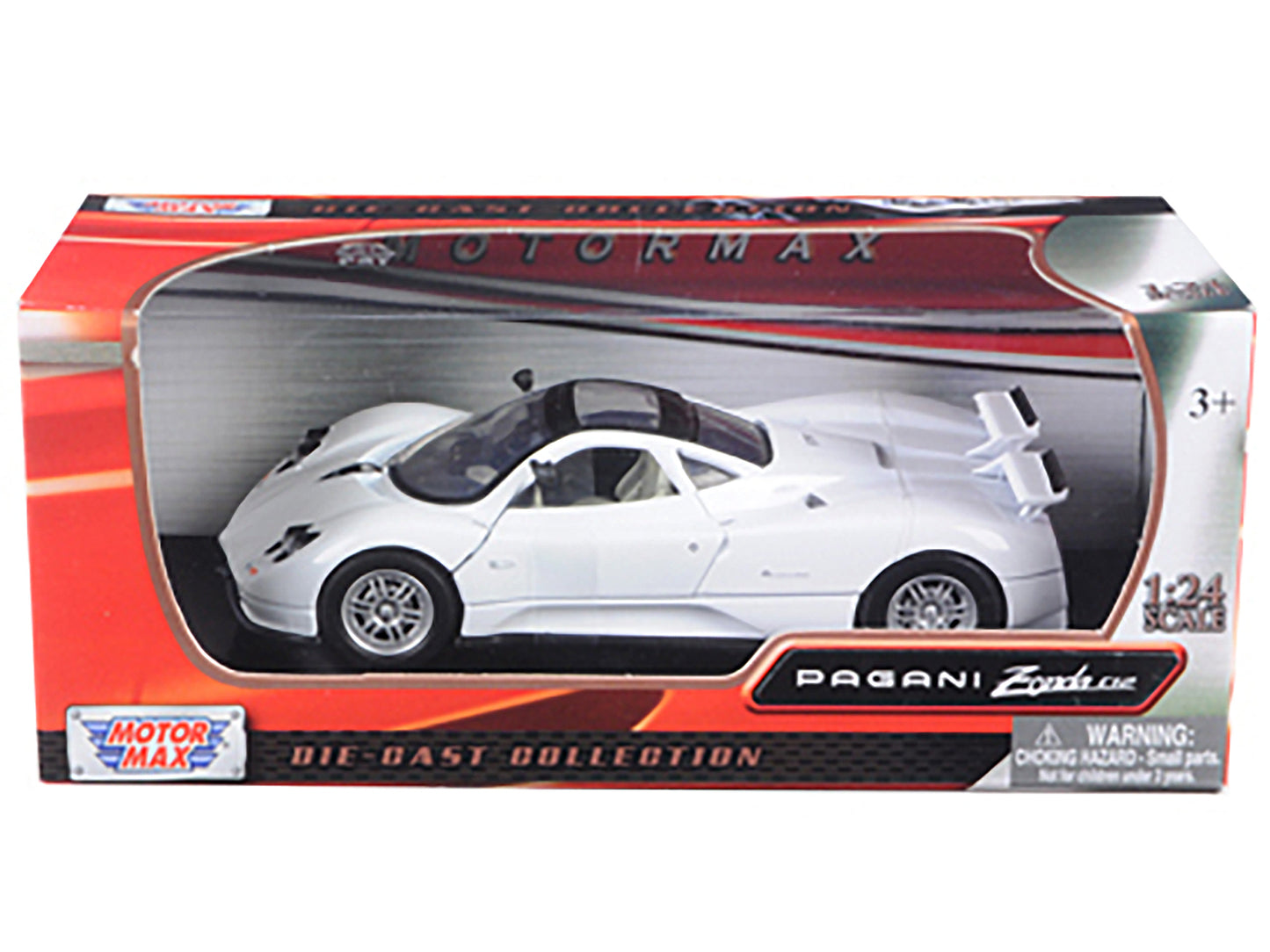 Pagani Zonda C12 White 1/24 Diecast Car Model by Motormax <h2>Pagani Motormax</h2> <p>High-quality perfect for collectors and enthusiasts. Features detailed interior exterior craftsmanship, realistic