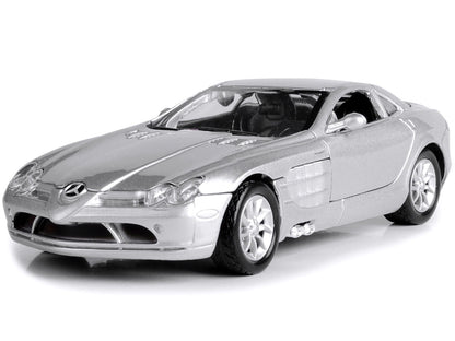Mercedes McLaren SLR Silver 1/24 Diecast Model Car by Motormax