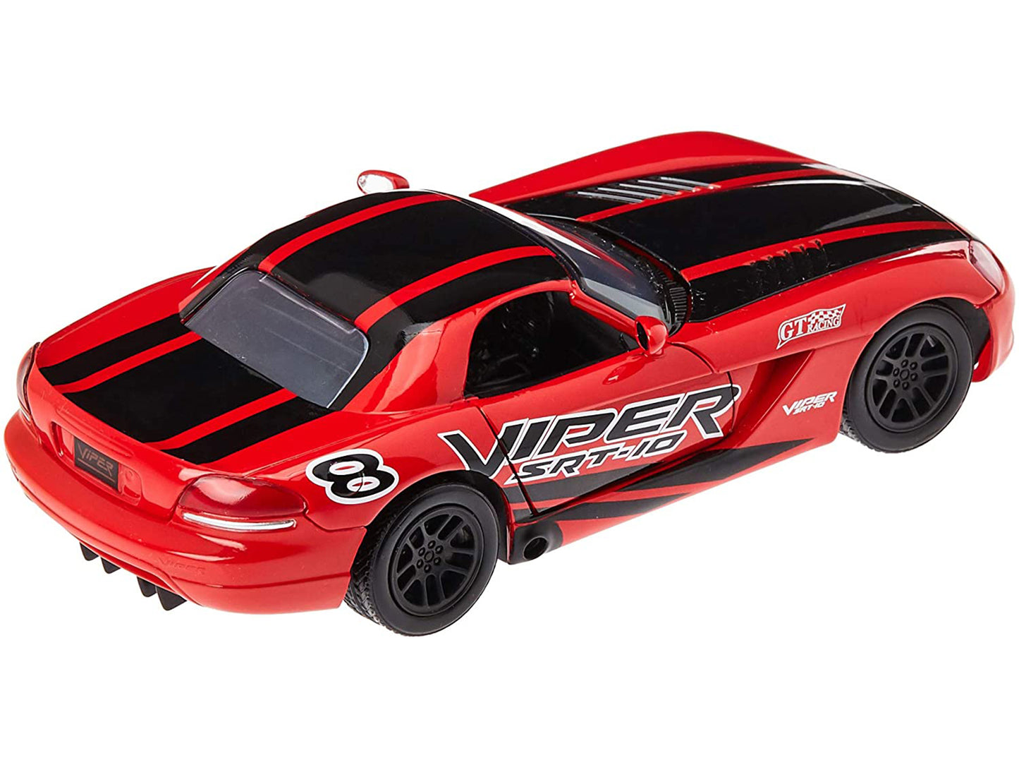 2003 Dodge Viper SRT-10 #8 Red with Black Stripes "GT Racing" Series 1/24 Diecast Model Car by Motormax <h2>2003 Motormax</h2> <p>High-quality perfect for collectors and enthusiasts. Features detailed