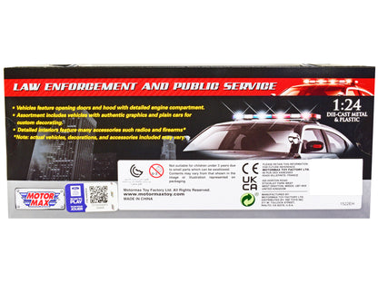 2019 Ford F-150 Lariat Crew Cab Pickup Truck Unmarked Plain White "Law Enforcement and Public Service" Series 1/24 Diecast Model Car by Motormax <h2>2019 Motormax</h2> <p>High-quality perfect for coll