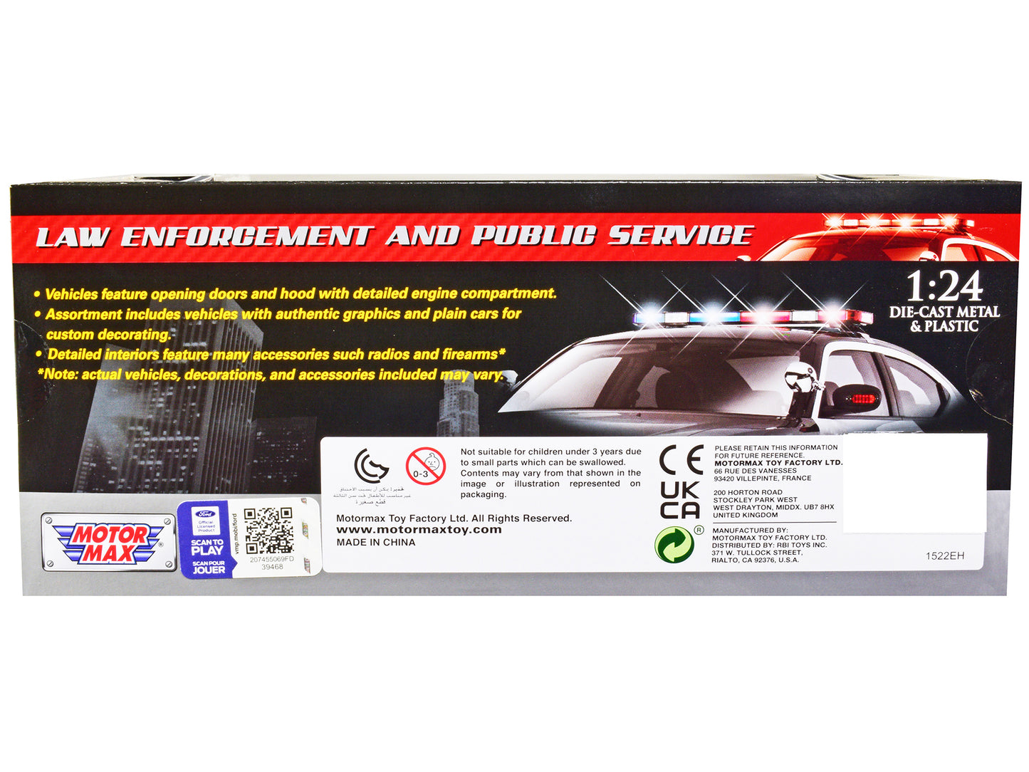 2015 Ford PI Utility Interceptor CHP California Highway Patrol 1/18 Diecast Model Car by Motormax <h2>2015 Motormax</h2> <p>High-quality perfect for collectors and enthusiasts. Features detailed inter