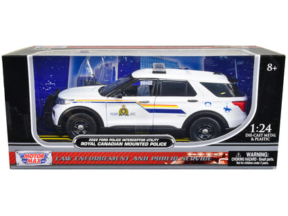 2022 Ford Police Interceptor Utility "RCMP (Royal Canadian Mounted Police)" White 1/24 Diecast Model Car by Motormax <h2>2022 Motormax</h2> <p>High-quality perfect for collectors and enthusiasts. Feat