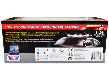 2022 Ford Police Interceptor Utility "California Highway Patrol" Black and White 1/24 Diecast Model Car by Motormax <h2>2022 Motormax</h2> <p>High-quality perfect for collectors enthusiasts. Features