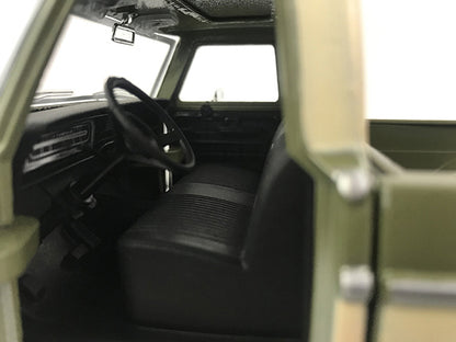 1969 Ford F-100 Pickup Truck Light Green and Cream 1/24 Diecast Model Car by Motormax <h2>1969 Motormax</h2> <p>High-quality perfect for collectors enthusiasts. Features detailed interior exterior cra