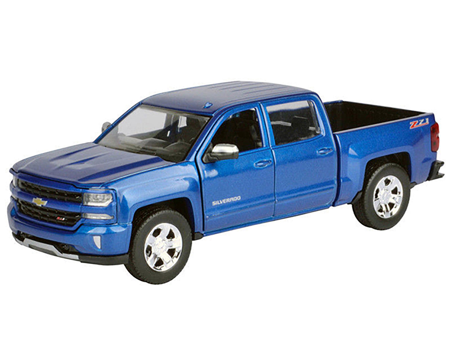 2017 Chevrolet Silverado 1500 LT Z71 Crew Cab Pickup Truck Blue 1/27 Diecast Model Car by Motormax <h2>2017 Motormax</h2> <p>High-quality perfect for collectors and enthusiasts. Features detailed inte