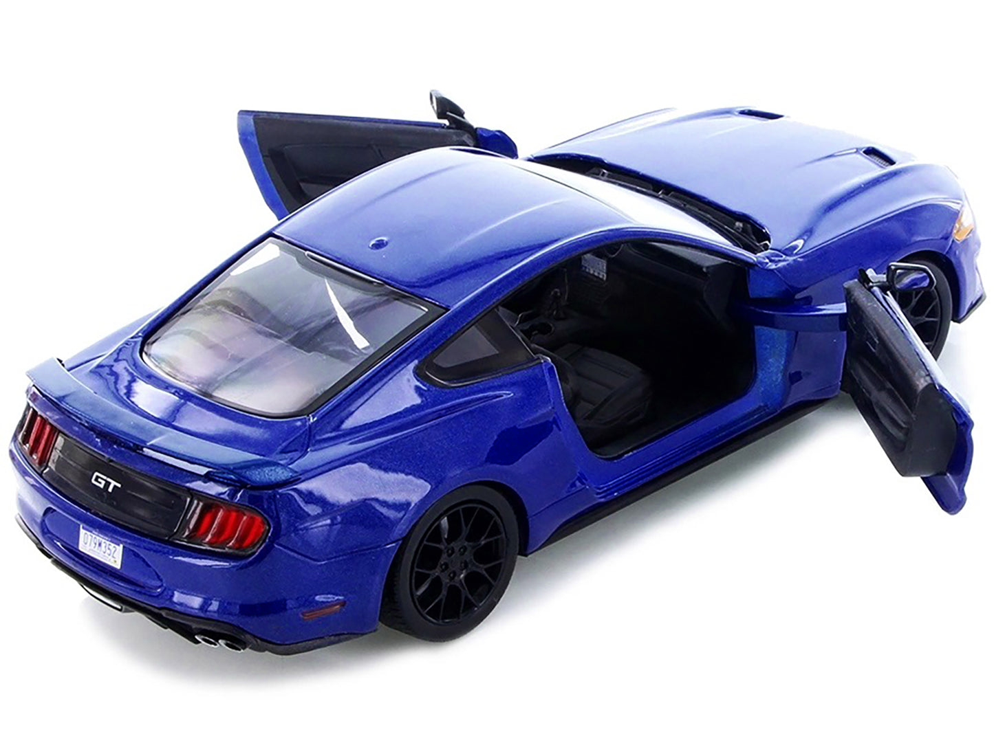 2018 Ford Mustang GT 5.0 Blue with Black Wheels 1/24 Diecast Model Car by Motormax <h2>2018 Motormax</h2> <p>High-quality perfect for collectors and enthusiasts. Features detailed interior exterior cr