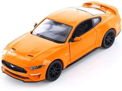 2018 Ford Mustang GT 5.0 Orange with Black Wheels 1/24 Diecast Model Car by Motormax <h2>2018 Motormax</h2> <p>High-quality perfect for collectors and enthusiasts. Features detailed interior exterior