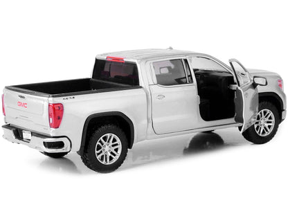 2019 GMC Sierra 1500 SLT Crew Cab Pickup Truck Silver Metallic 1/24-1/27 Diecast Model Car by Motormax <h2>2019 Motormax</h2> <p>High-quality perfect for collectors and enthusiasts. Features detailed
