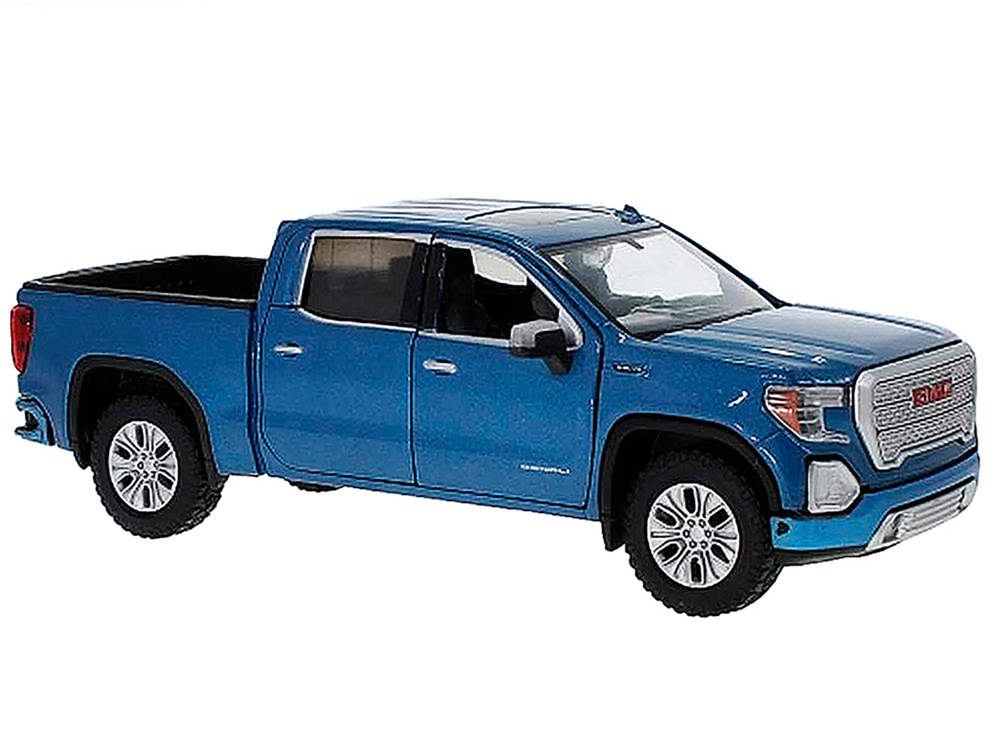 2019 GMC Sierra 1500 Denali Crew Cab Pickup Truck Blue Metallic 1/24-1/27 Diecast Model Car by Motormax <h2>2019 Motormax</h2> <p>High-quality perfect for collectors and enthusiasts. Features detailed