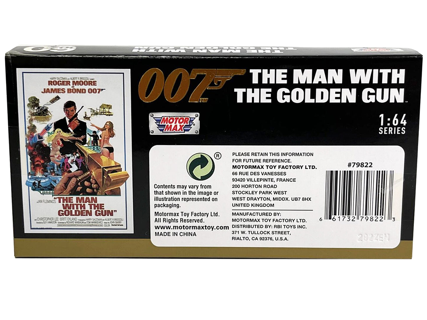 1974 AMC Hornet Red with White Stripes James Bond 007 "The Man the Golden Gun" (1974) Movie Display 1/64 Diecast Model Car by Motormax <h2>1974 Motormax</h2> <p>High-quality perfect for collectors and