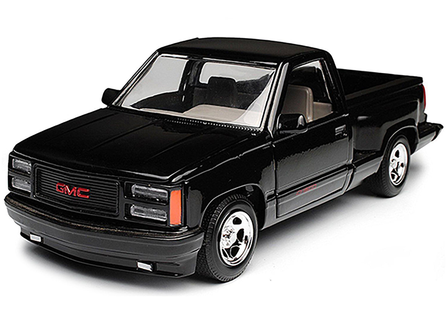 1992 GMC Sierra GT Black Pickup Truck 1/24 Diecast Model by Motormax <h2>1992 Motormax</h2> <p>High-quality car perfect for collectors and enthusiasts. Features detailed interior exterior craftsmanshi