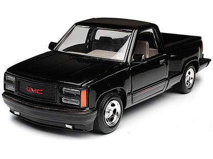 1992 GMC Sierra GT Black Pickup Truck 1/24 Diecast Model by Motormax <h2>1992 Motormax</h2> <p>High-quality car perfect for collectors and enthusiasts. Features detailed interior exterior craftsmanshi
