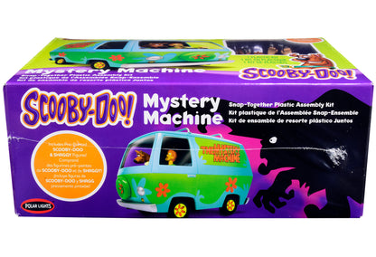 Skill 1 Snap Model Kit The Mystery Machine with Two Figurines (Scooby-Doo and Shaggy) 1/25 Scale Model by Polar Lights T&y