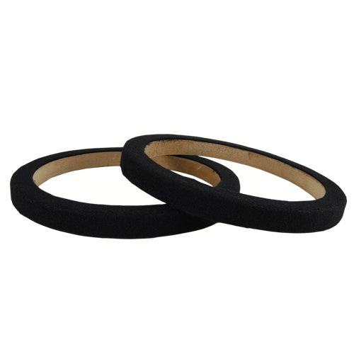 Nippon MDF Speaker Ring with Black Carpet: 8″ x 5/8″