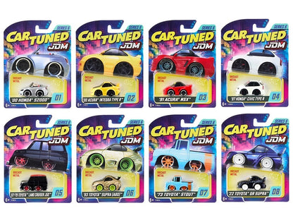 JDM Tuners Series 6 Set of 8 Pieces Diecast Model Cars by CarTuned