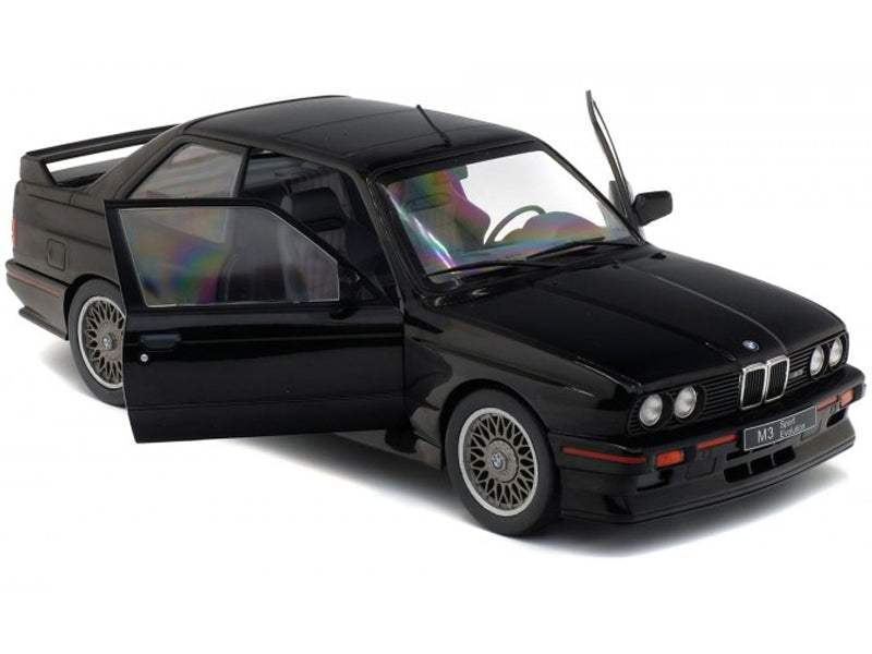 1990 BMW E30 Sport Evo Black 1/18 T&y Diecast Model Car by Solido