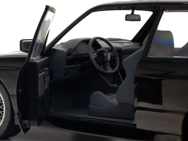 1990 BMW E30 Sport Evo Black 1/18 T&y Diecast Model Car by Solido