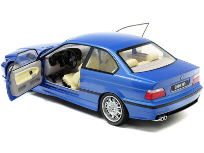 1994 BMW E36 M3 Blue Estoril Metallic 1/18 T&y Diecast Model Car by Solido