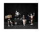 Skateboarders Figurines 4 piece Set for 1/24 Scale Models by American Diorama <h2>Skateboarders Diorama</h2> <p>High-quality diecast model car perfect collectors and enthusiasts. Features detailed int